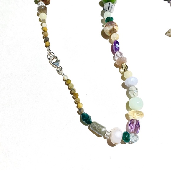 New: Semi Precious Stones Original Necklace - Picture 12 of 16